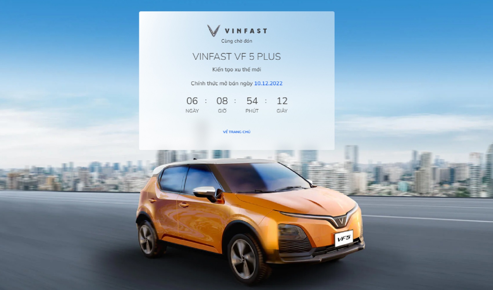 VinFast bán xe điện VF 5 Plus với giá từ 458 triệu đồng