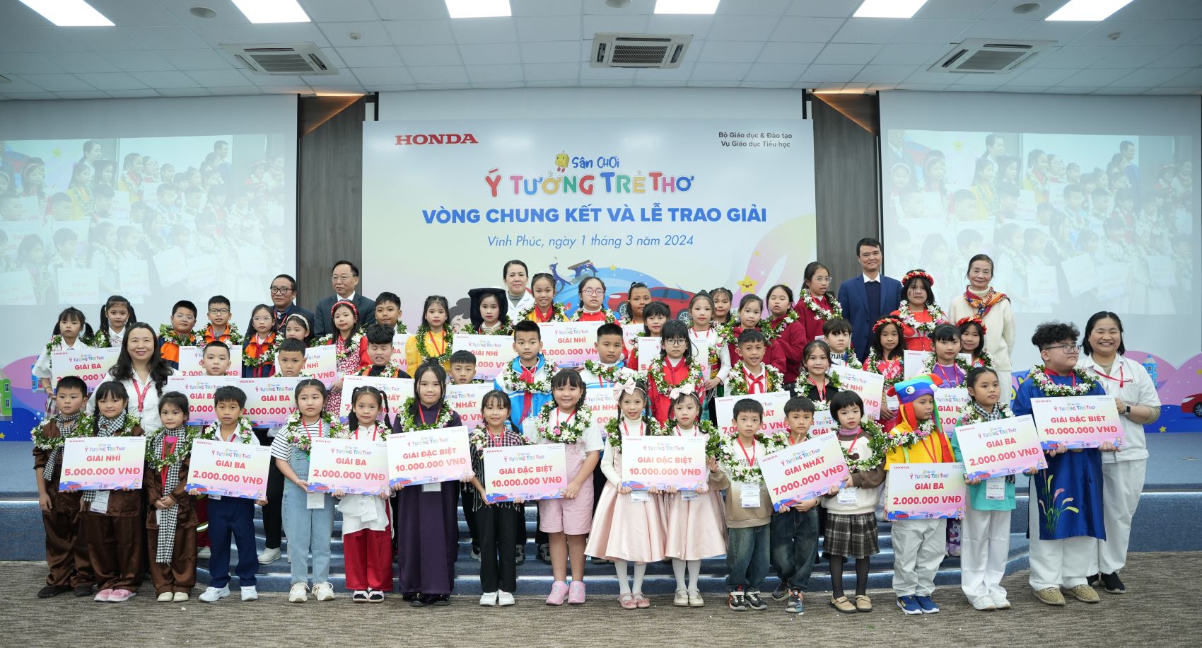 Honda Việt Nam tổ chức vòng Chung kết và trao giải “Sân chơi ý tưởng trẻ thơ”