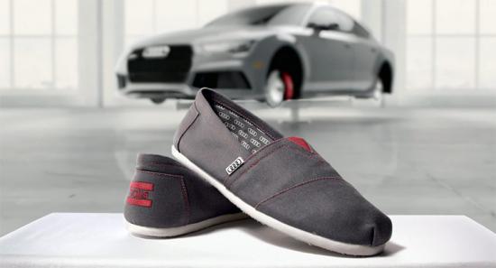 Mua xe Audi, khách hàng được tặng giày độc quyền 1