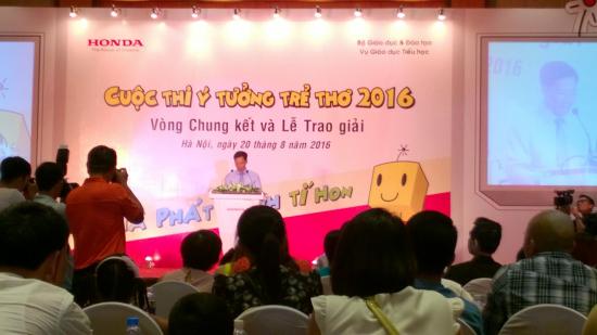 Honda Việt Nam đồng hành cùng cuộc thi “Ý tưởng trẻ thơ” 2016 2