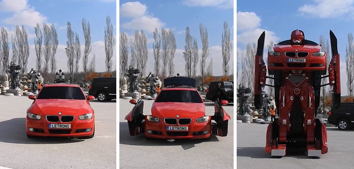 Nhân vật Transformers biến hình từ xe BMW