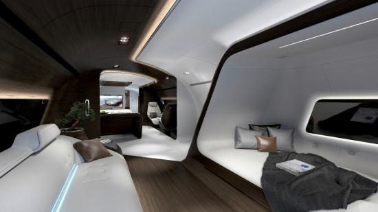 Hãng xe Mercedes “khoe” thiết kế nội thất du thuyền và máy bay 1