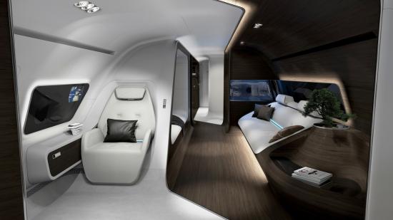 Hãng xe Mercedes “khoe” thiết kế nội thất du thuyền và máy bay 3