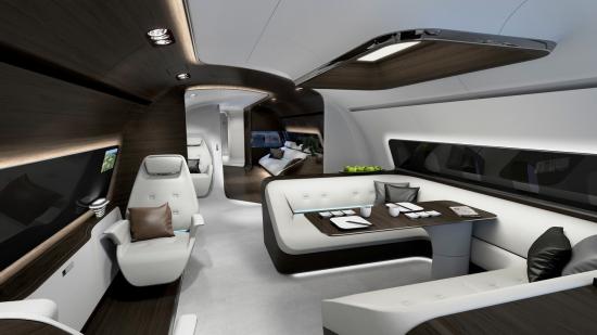Hãng xe Mercedes “khoe” thiết kế nội thất du thuyền và máy bay 4