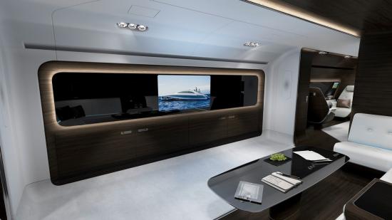 Hãng xe Mercedes “khoe” thiết kế nội thất du thuyền và máy bay 6