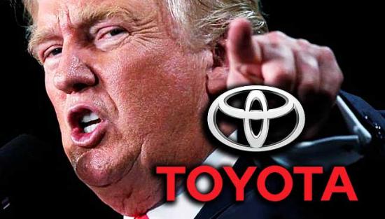 Hãng xe Toyota gặp khó khăn với Donald Trump