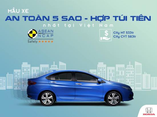 Xe Honda City giành giải xe an toàn nhất Việt Nam
