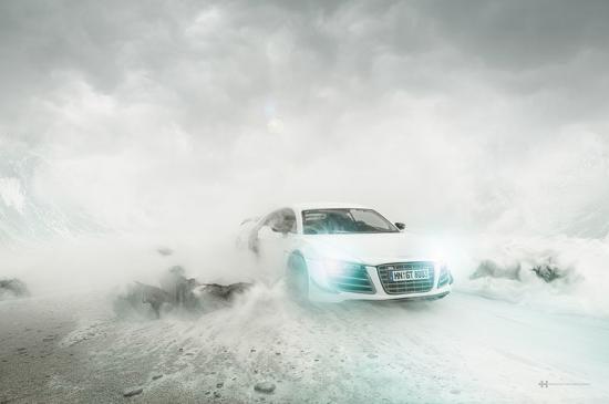 Hậu trường quảng cáo xe Audi 1