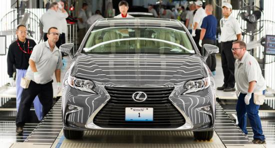 Mẫu Lexus sản xuất đầu tiên tại Mỹ