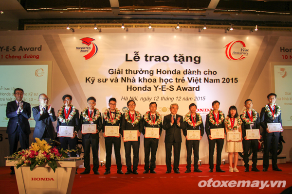 Honda trao giải Kỹ sư và Nhà khoa học trẻ A2