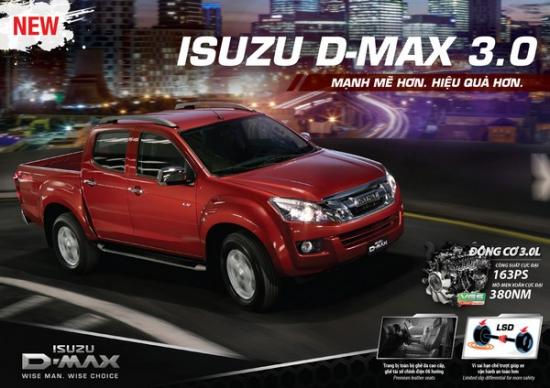 Isuzu D-MAX phiên bản 3.0