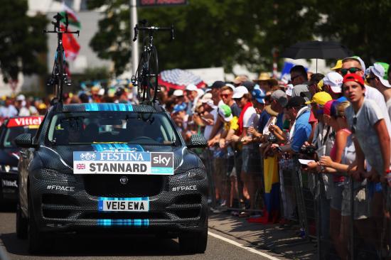SUV đầu tiên của Jaguar tham dự Tour de France anh 5