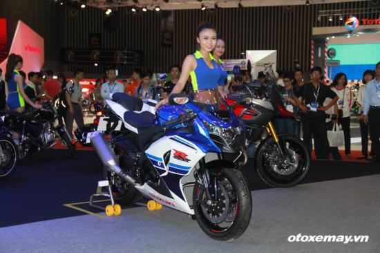 dàn xe tốc độ của Suzuki Việt Nam tại triển lãm mô tô  xe máy việt nam_ảnh2