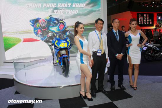 dàn xe tốc độ của Suzuki Việt Nam tại triển lãm mô tô  xe máy việt nam_ảnh1