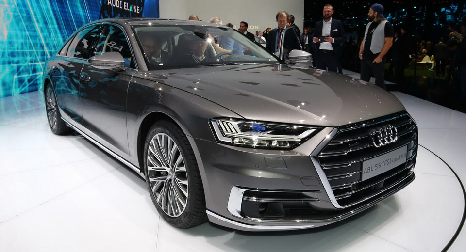 Audi A8 2018 lần đầu xuất hiện trước công chúng