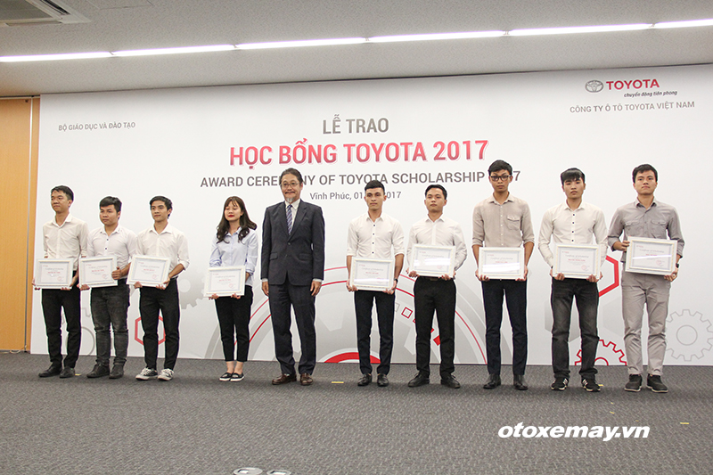 Học bổng Toyota khuyến khích tinh thần học tập của sinh viên