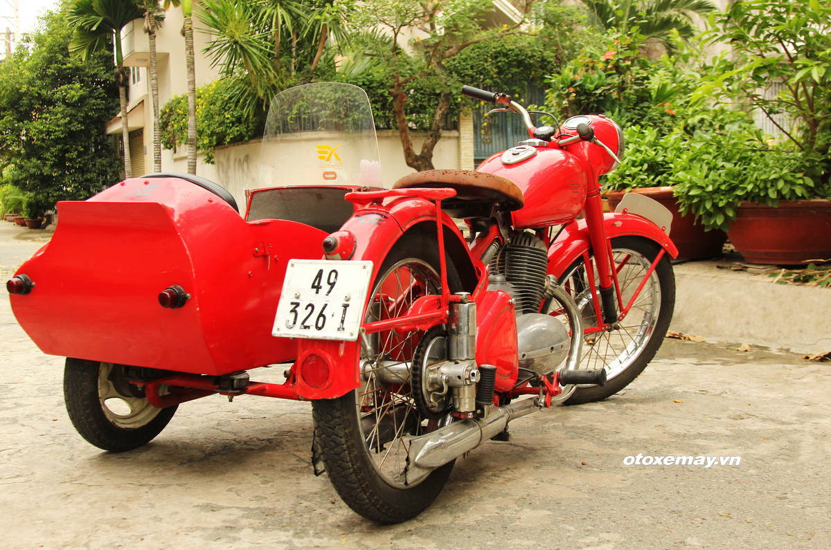 Xe cổ mô tô 3 bánh Jawa cực hiếm giữa Sài Gòn_14