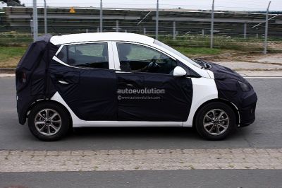 Hyundai chạy thử i10 đời 2014_1 Hyundai chạy thử i10 đời 2014_1