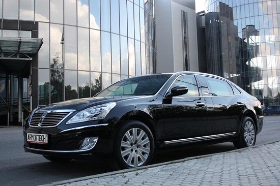 Hyundai đưa Equus bọc thép tới Moscow