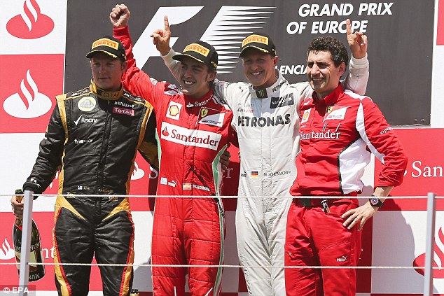 Vẫn còn những chặng dài thách thức Schumi   