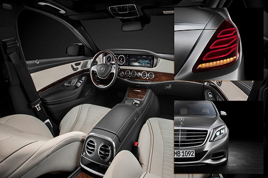 S-Class 2014 dùng 500 đèn LED chiếu sáng trong ngoài