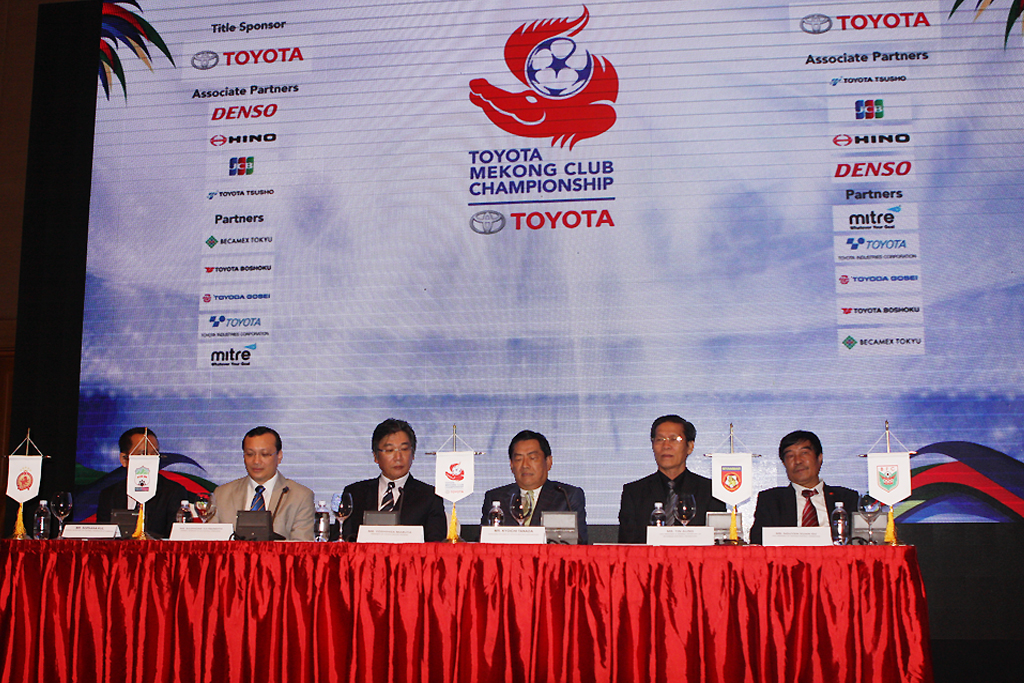 Chính thức công bố giải bóng đá Toyota Mekong Club Championship 2014
