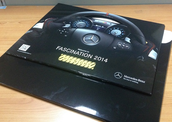 Bất ngờ thiệp mời 3D của Mercedes-Benz Fascination 2014