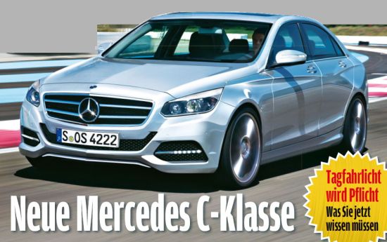 Mercedes-Benz đang bí mật thử nghiệm C-Class 2014