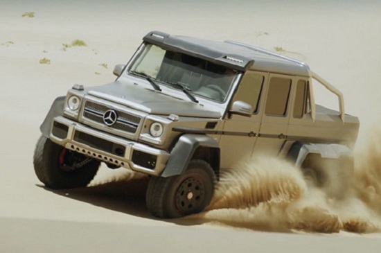 “Vua địa hình” 6 bánh của Mercedes-Benz