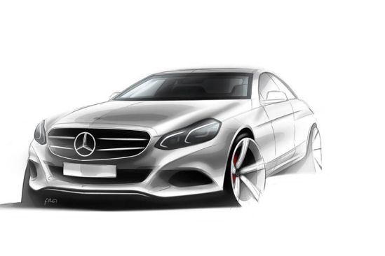 Phác thảo sành điệu và hiện đại của Mercedes E-Class 2017 