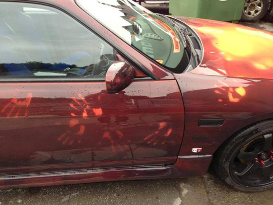 Nissan Skyline R33 có khả năng biến màu theo nhiệt độ