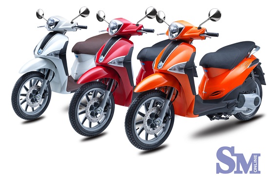 Piaggio Liberty 2013 đổi động cơ, thêm giá mới
