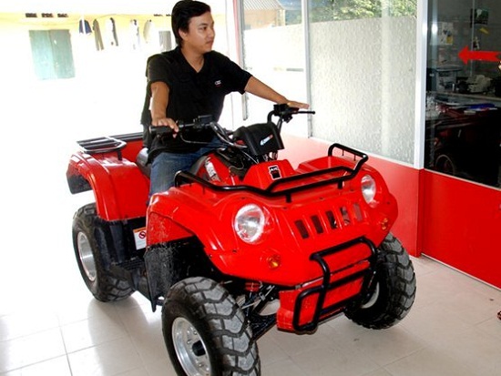 Chưa có quy định nhập khẩu, nhưng xe ATV không hiếm ở Việt Nam