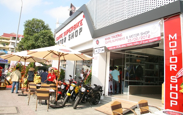 Khai trương Caffe Superbike & Motor Shop  mới