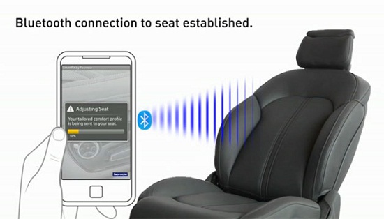Điều chỉnh ghế xe bằng Bluetooth