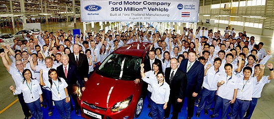 Ford đánh dấu thành tích sản xuất 10 giây/xe
