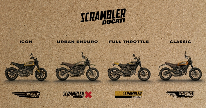Ducati bất ngờ ra mắt tới 4 mẫu Scrambler