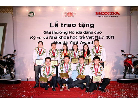 Khởi động Giải thưởng Honda Yes 