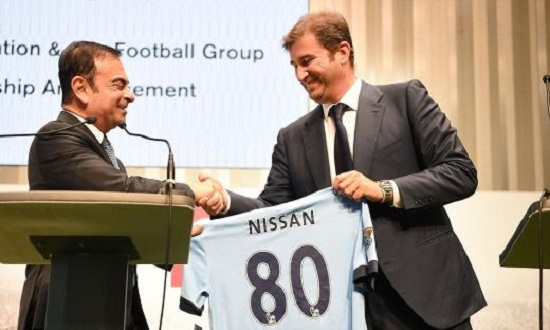 Không chịu kém cạnh, Man City cũng công bố mối tình mới với Nissan