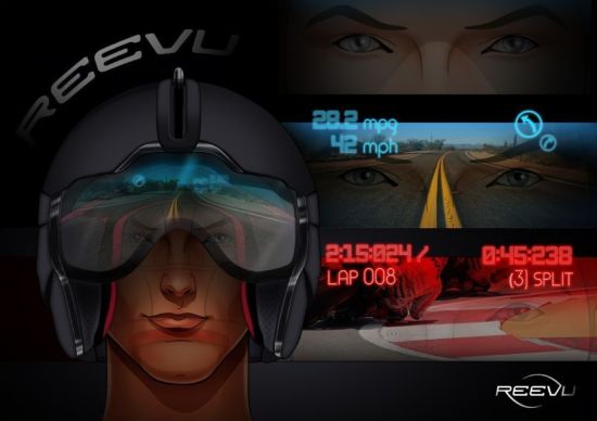 Mũ bảo hiểm xe máy có màn hình HUD