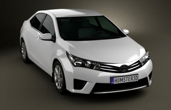 Xuất hiện bản dựng 3D Toyota Corolla Altis thế hệ mới