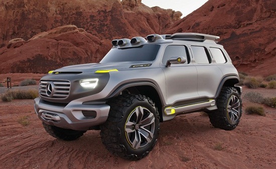 Mercedes Ener-G-Force đối đầu Land Rover Defender