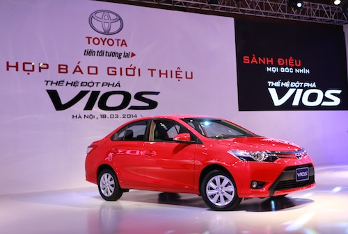 Toyota Vios 2014 ra mắt giá không đổi