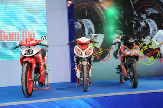 Ngắm dàn xế độ trong cuộc thi của Yamaha 