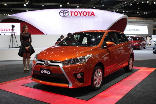 Hình ảnh Toyota Yaris 2014 tại Triển lãm ôtô Bangkok