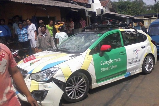 Xe của Google cũng gây tai nạn rồi bỏ chạy