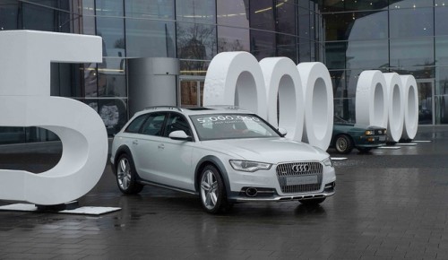 Audi chạm mốc 5 triệu xe trang bị hệ thống quattro Audi chạm mốc 5 triệu xe trang bị hệ thống quattro