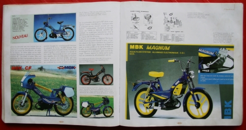 Xe đua MBK nguyên bản trên cataloge