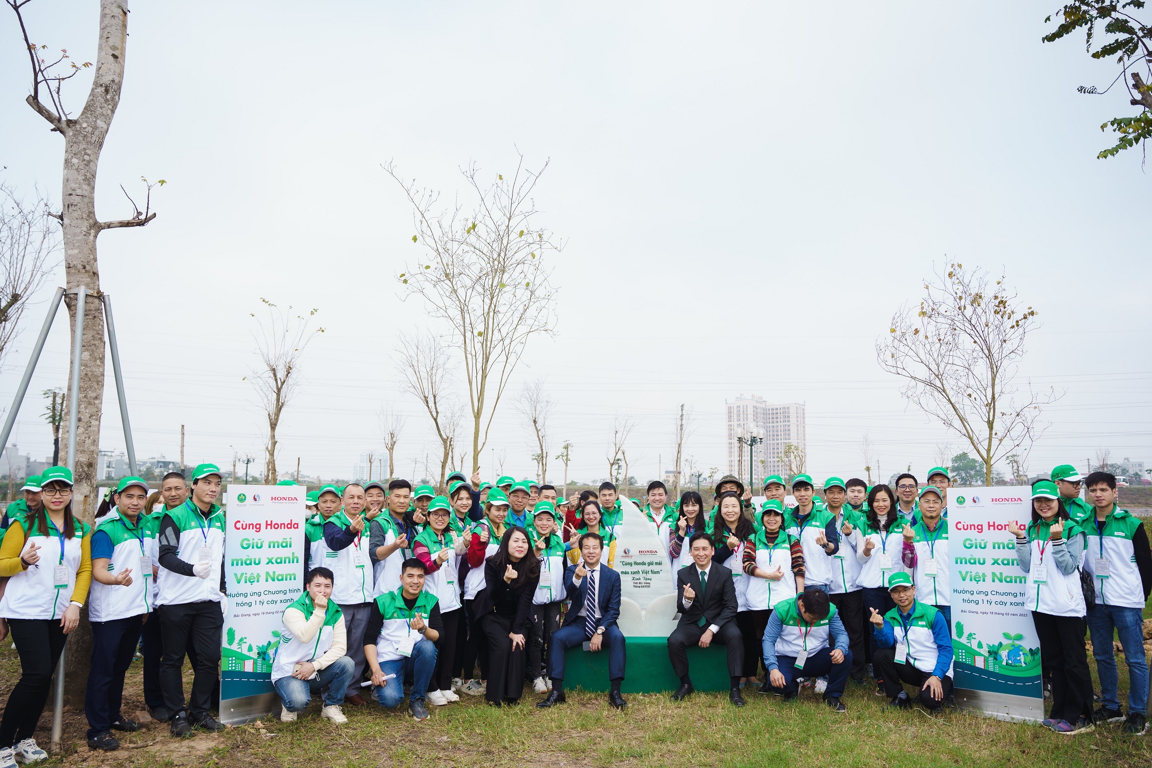 1.100 cây xanh được trồng trong “Ngày hội trồng cây 2023” cùng Honda Việt Nam