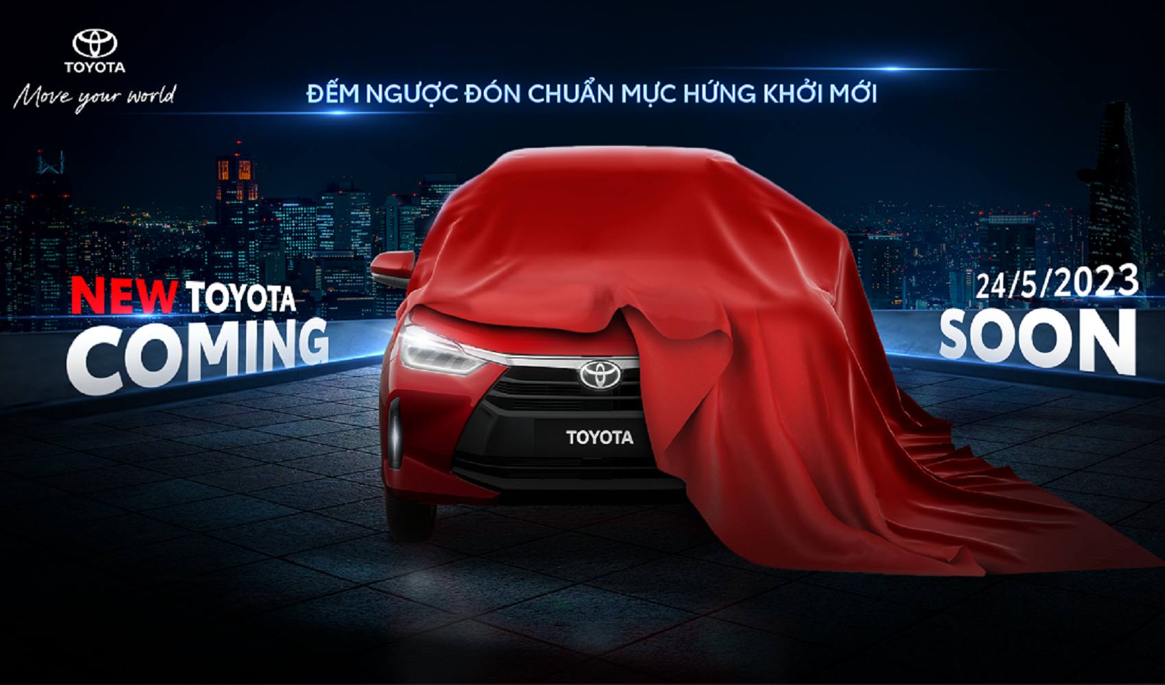 Toyota Wigo 2023 hiện diện vào tháng 5 tại Việt Nam